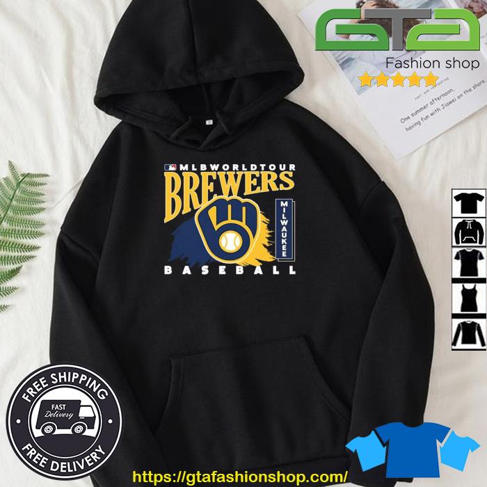 MLB World Tour Milwaukee Brewers baseball logo 2023 shirt, hoodie, sweater,  long sleeve and tank top