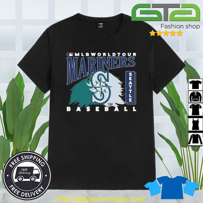 MLB World Tour Seattle Mariners logo T-shirt, hoodie, sweater