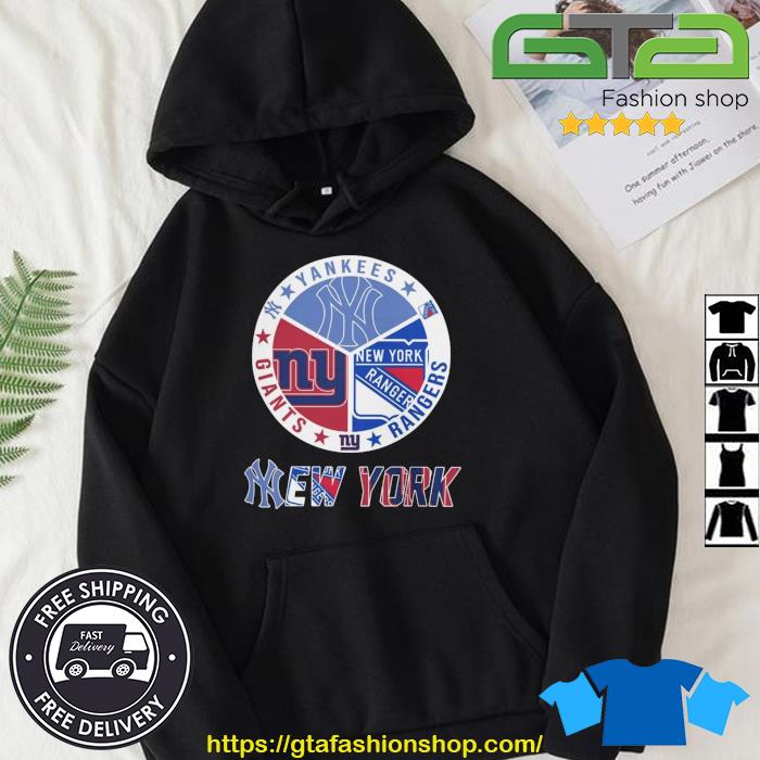 Official Logo New york knicks new york devils new york giants new york mets  2023 shirt, hoodie, sweater, long sleeve and tank top