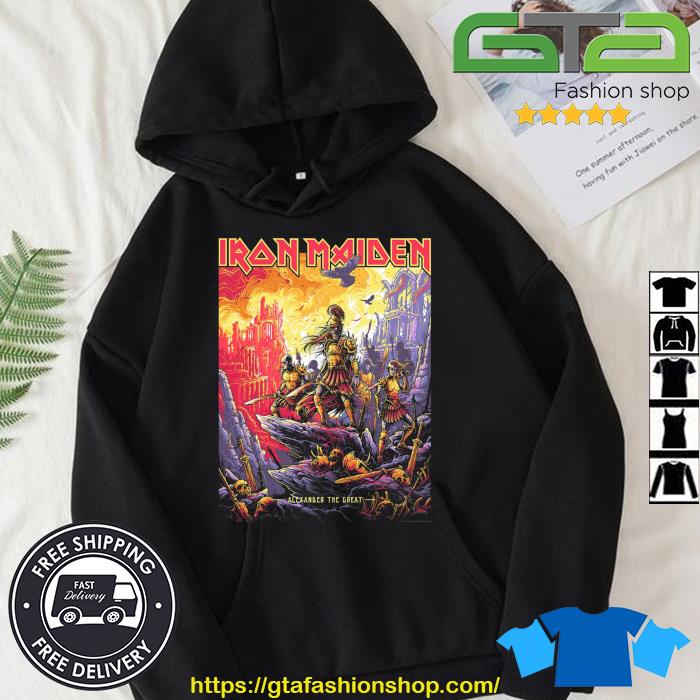 Alexander The Great Hell on Earth 2023 Tour Iron Maiden Shirt, hoodie,  sweater, long sleeve and tank top