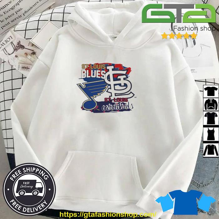 St Louis Blues and St Louis Cardinals logo shirt, hoodie, sweater