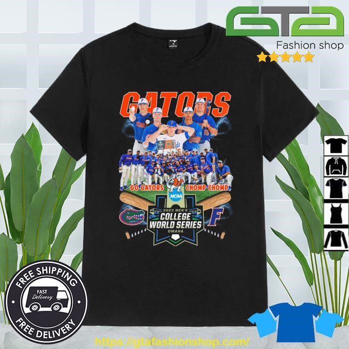 Go Gators Chomp Chomp NCAA 2023 Men's College World Series T Shirt - Growkoc