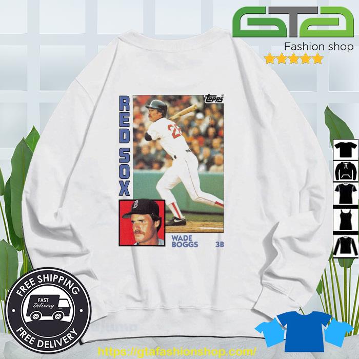 1984 Topps Baseball Wade Boggs Sox Shirt, hoodie, sweater, long sleeve and  tank top