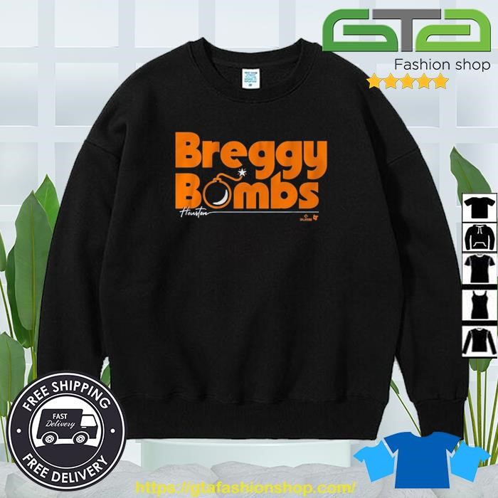 Alex Bregman Breggy Bombs Houston Astros Shirt - Reallgraphics