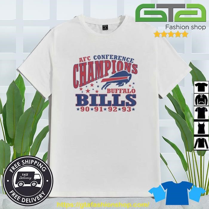 Homage Buffalo Bills AFC Champion 1990-1993 T-Shirt