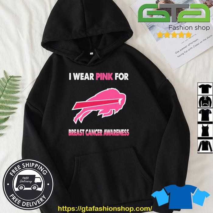 Buffalo Bills I Wear Pink For Breast Cancer Awareness Shirt, hoodie, sweater,  long sleeve and tank top