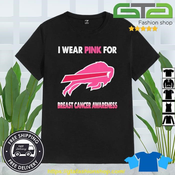 Buffalo Bills I Wear Pink For Breast Cancer Awareness shirt