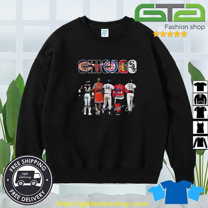 Chicago Bear Cubs White Sox Blackhawks Bulls Legends Team T Shirt, hoodie,  sweater, long sleeve and tank top