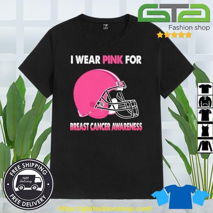 Cleveland Browns I Wear Pink For Breast Cancer Awareness 2023 Shirt