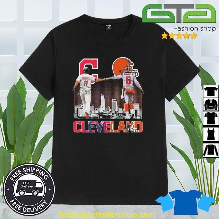 Cleveland Indians Baseball Team Cleveland Browns Football Team Cleveland  Signatures Shirt, hoodie, sweater, long sleeve and tank top