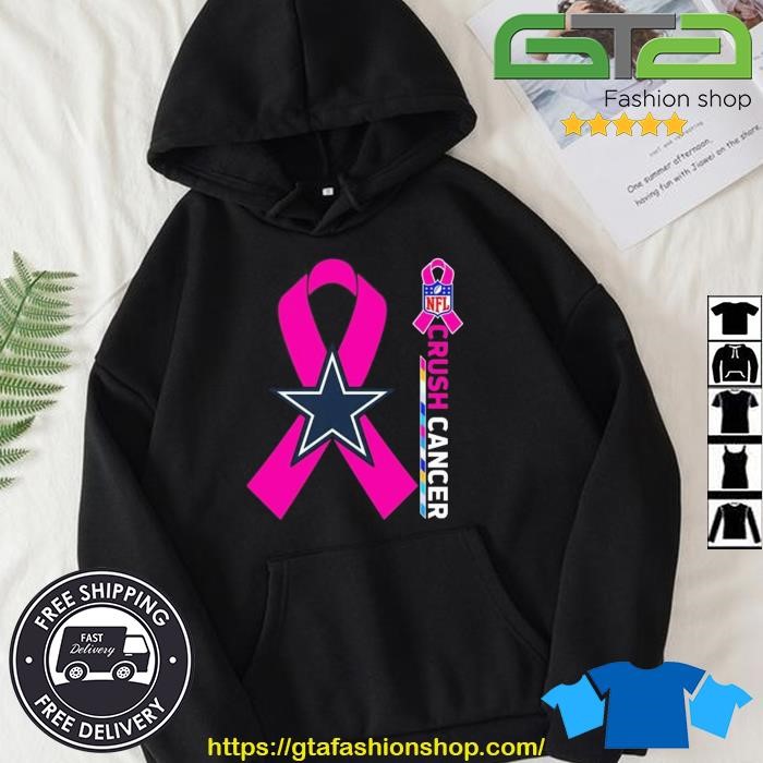 Original Dallas Cowboys NFL Crush Cancer 2023 shirt, hoodie