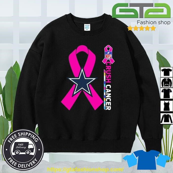 Original Dallas Cowboys NFL Crush Cancer 2023 shirt, hoodie, sweater, long  sleeve and tank top