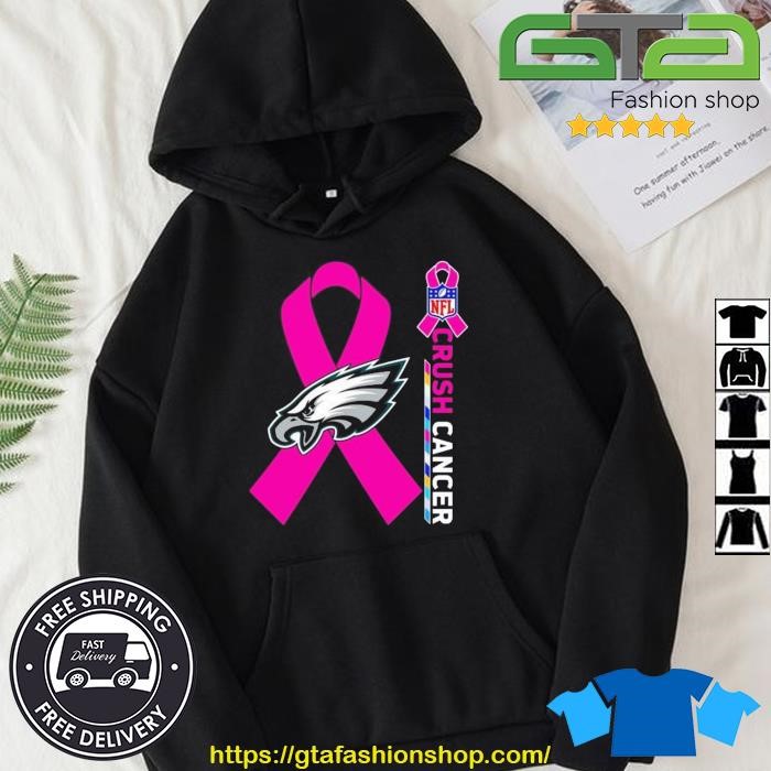 Pittsburgh steelers nfl crush cancer shirt, hoodie, sweater, long sleeve  and tank top