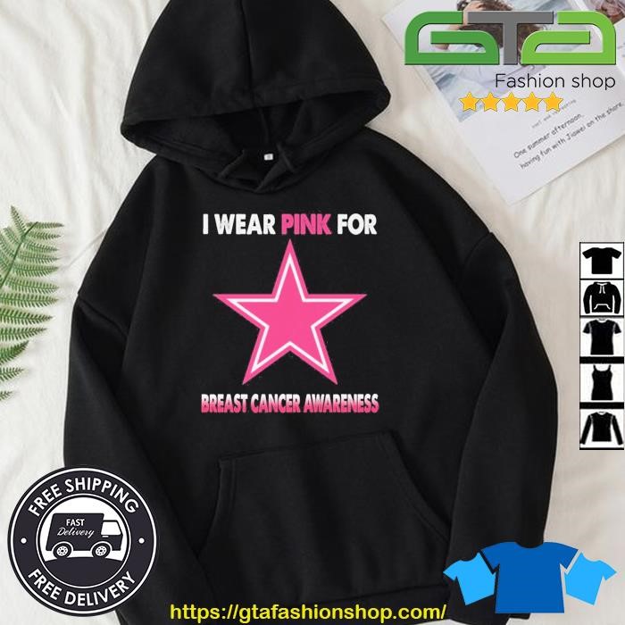 Original Dallas Cowboys I wear pink for Breast Cancer Awareness