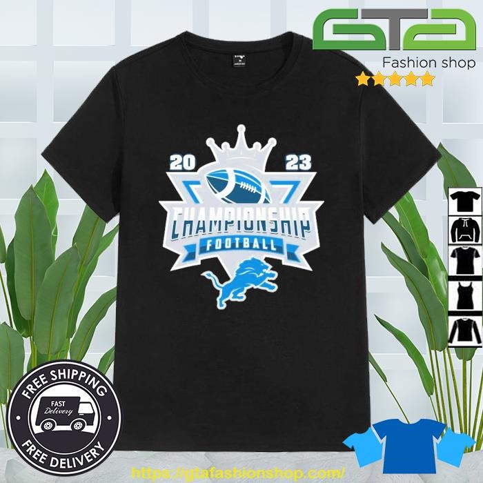 Detroit Lions NFL Champions football logo T-shirt, hoodie, sweater, long  sleeve and tank top