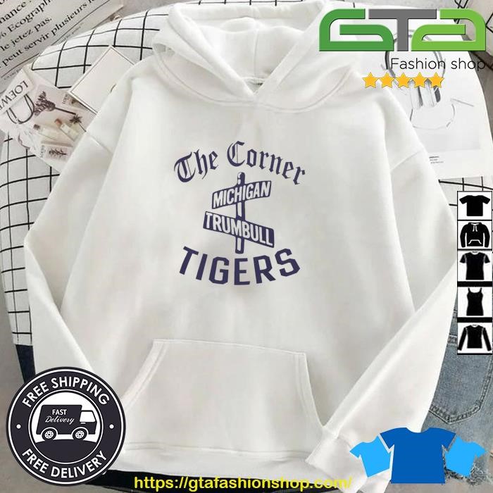 Detroit Tigers Homage The Corner Michigan Trumbull Tri-blend T-shirt,Sweater,  Hoodie, And Long Sleeved, Ladies, Tank Top