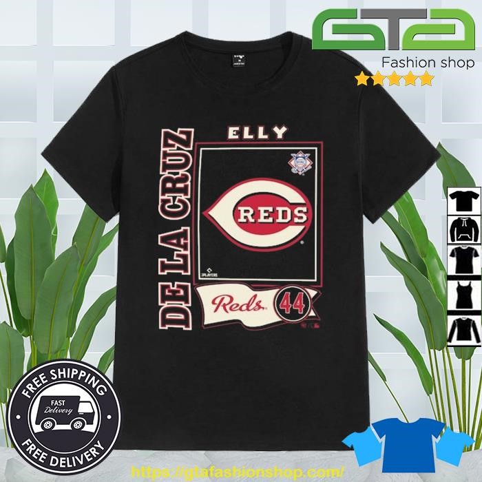 Elly De La Cruz Black Cincinnati Reds Graphic T-Shirt, hoodie