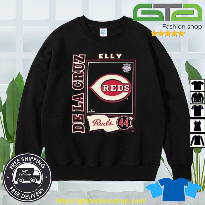 Elly De La Cruz Black Cincinnati Reds Graphic T-Shirt, hoodie