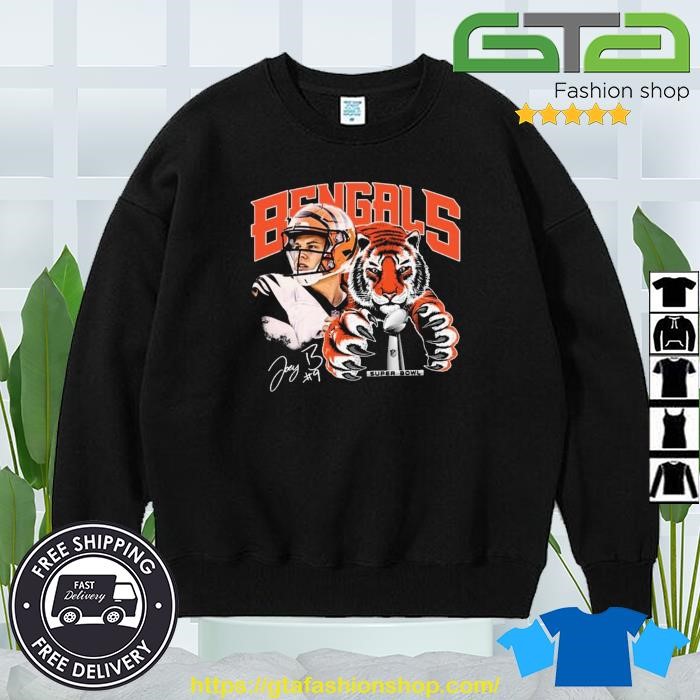 Joey B Cincinnati Bengals Super Bowl Signature Shirt, hoodie, sweater, long  sleeve and tank top