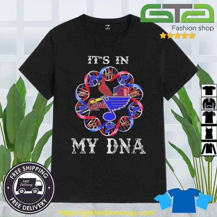 My Dna St Louis City Sc X Cardinals X Blues T-Shirt, hoodie