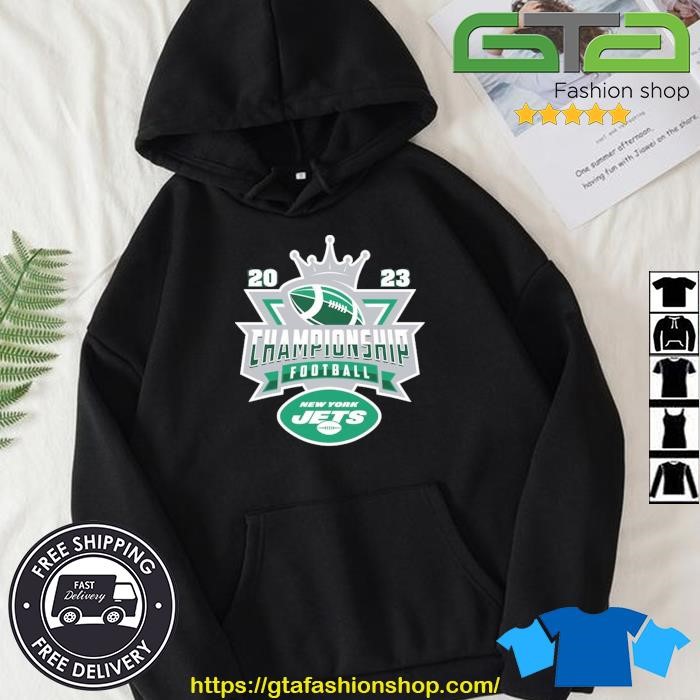 New York Jets 2023 Championship Football NFL logo T shirt - Limotees