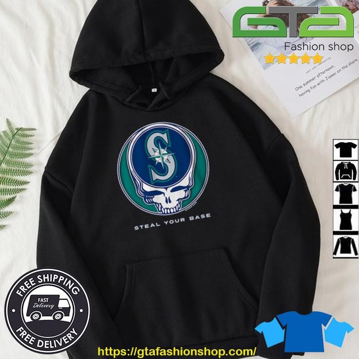 Official Grateful Dead Seattle Mariners Steal Your Base Logo Shirt, hoodie,  sweater and long sleeve