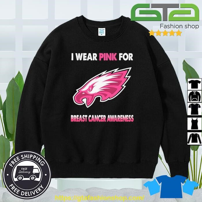 Breast cancer pink out Philadelphia Eagles shirt, hoodie, sweater, long  sleeve and tank top