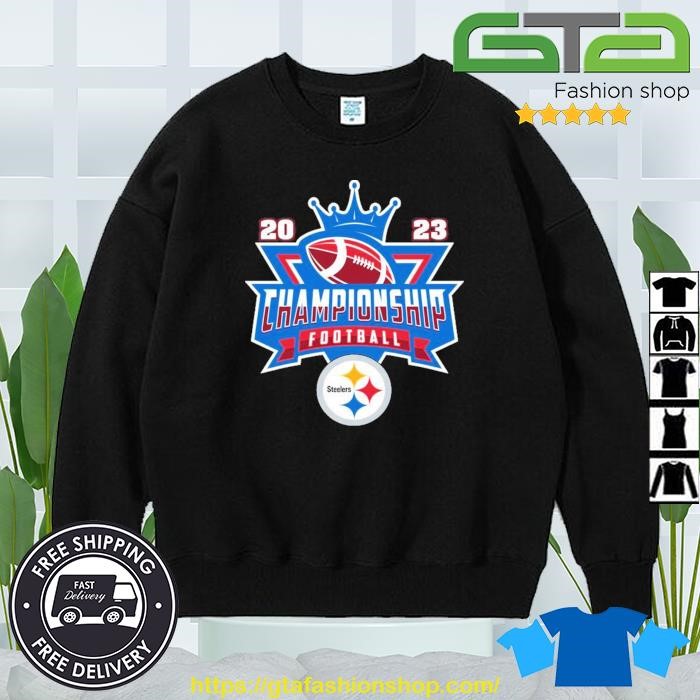 Pittsburgh Steelers 2023 Championship Football NFL logo T-shirt, hoodie,  sweater, long sleeve and tank top