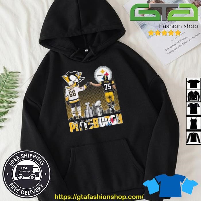 Official pittsburgh Penguins Lemieux And Steelers Greene City Champions  Shirt, hoodie, sweater, long sleeve and tank top