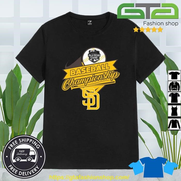 San Diego Padres Seattle All-star game 2023 baseball Championship logo shirt,  hoodie, sweater, long sleeve and tank top