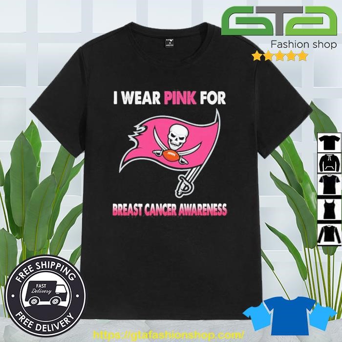Tampa Bay Buccaneers I Wear Pink For Breast Cancer Awareness 2023 Shirt