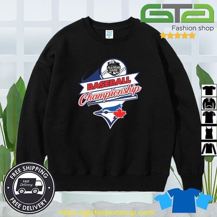 Baseball Champion Toronto Blue Jays All Star Game logo T-shirt