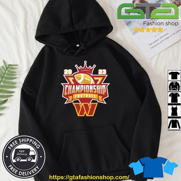 Official washington Commanders Football Nfl 2023 Championship Crown Logo  Shirt, hoodie, sweater, long sleeve and tank top