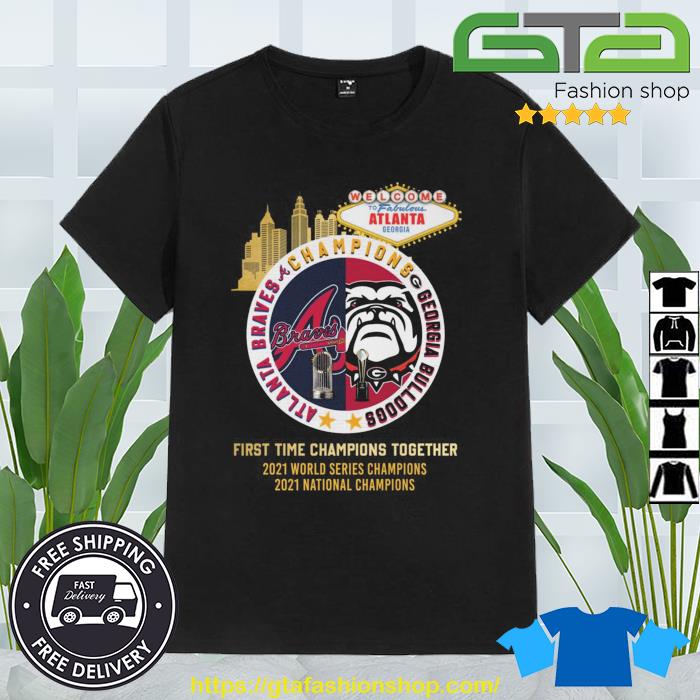 Funny The Celebration 2021 Champions UGA Bulldogs Braves Shirt, hoodie,  sweater, long sleeve and tank top