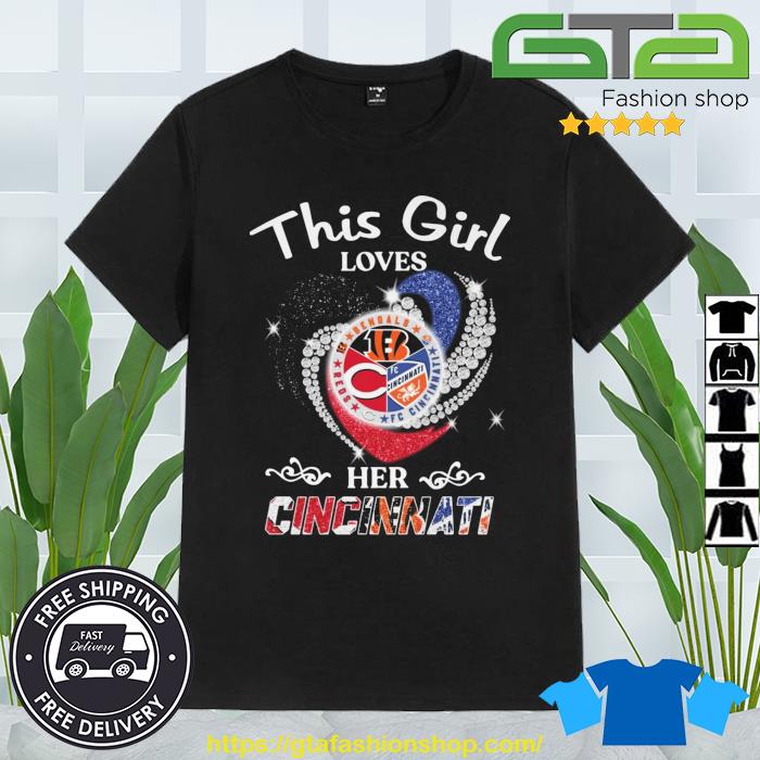 This Girl love her Cincinnati Bengals Diamond 2022 shirt, hoodie