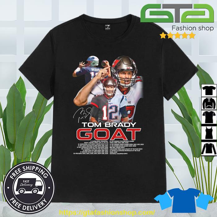 the goat tom brady shirt