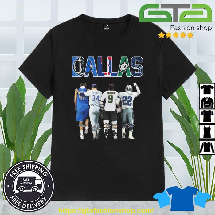 Dallas Cowboys Stars Mavericks Texas Rangers Legend Team T Shirt