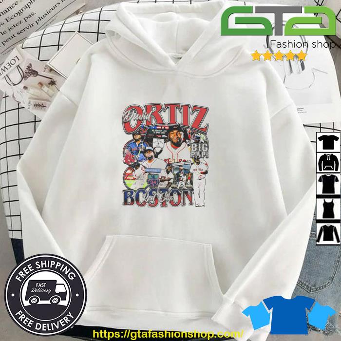 David Ortiz 34 Boston Red Sox baseball player Vintage shirt, hoodie,  sweater, long sleeve and tank top