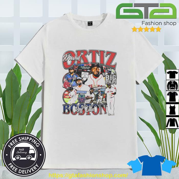 David Ortiz 34 Boston Red Sox baseball player Vintage shirt, hoodie,  sweater, long sleeve and tank top