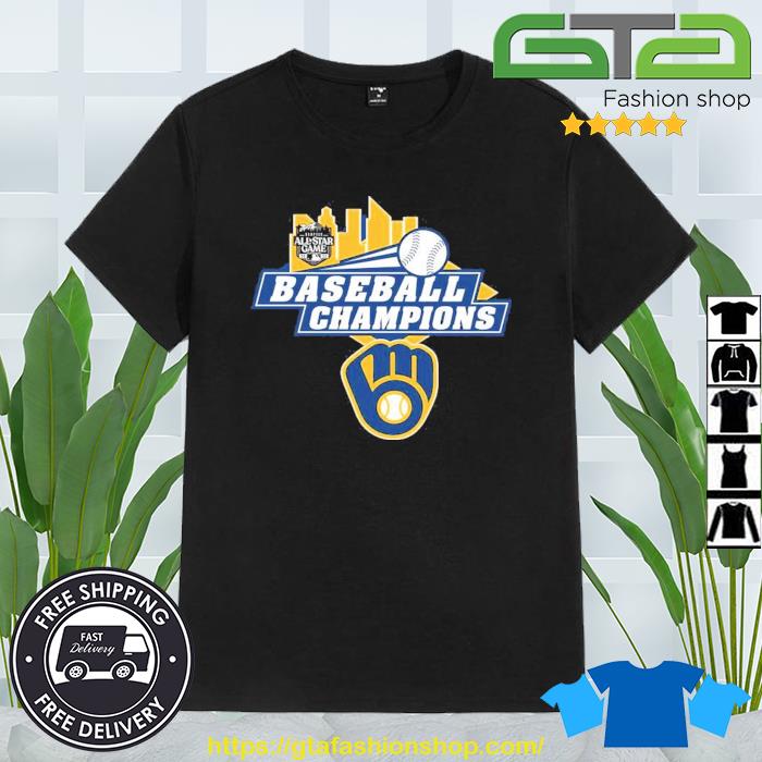 All Star Game Baseball Champion Milwaukee Brewers shirt, hoodie