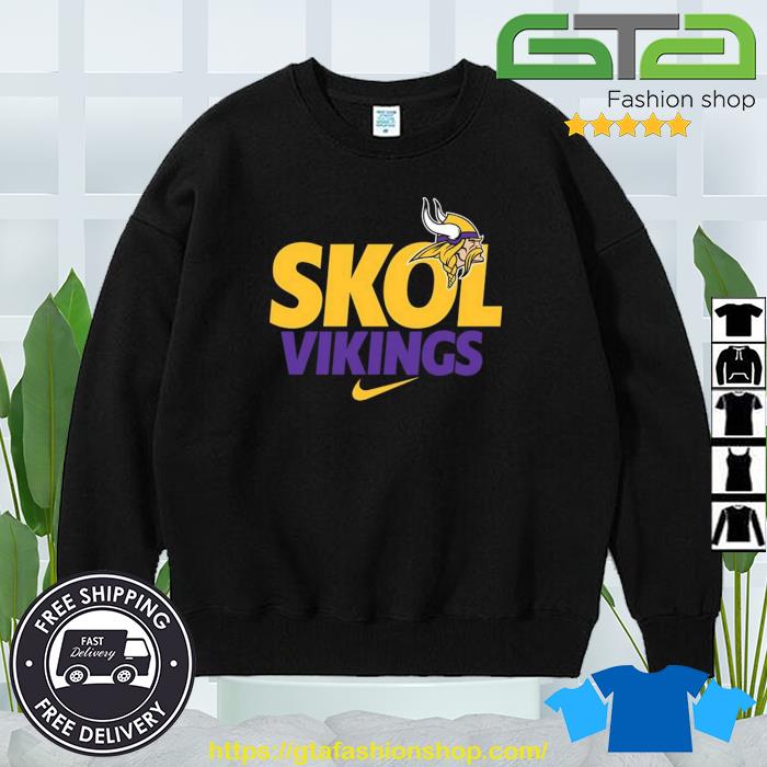 Minnesota Vikings Skol Vikings American Football Logo Shirt