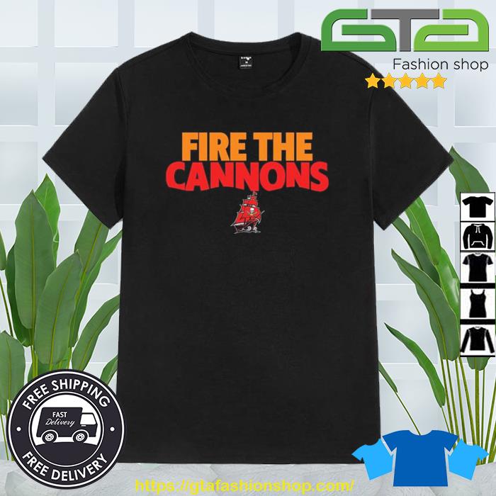 Fire The Cannons Logo Tampa Bay Buccaneers T-shirt, hoodie, sweater, long  sleeve and tank top