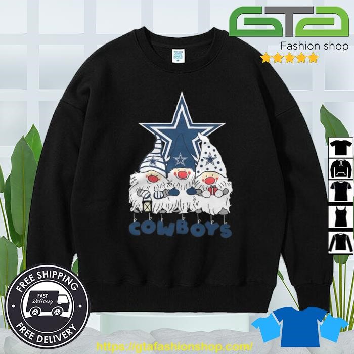 Gnomies Dallas Cowboys Christmas shirt, hoodie, sweater, long sleeve and  tank top