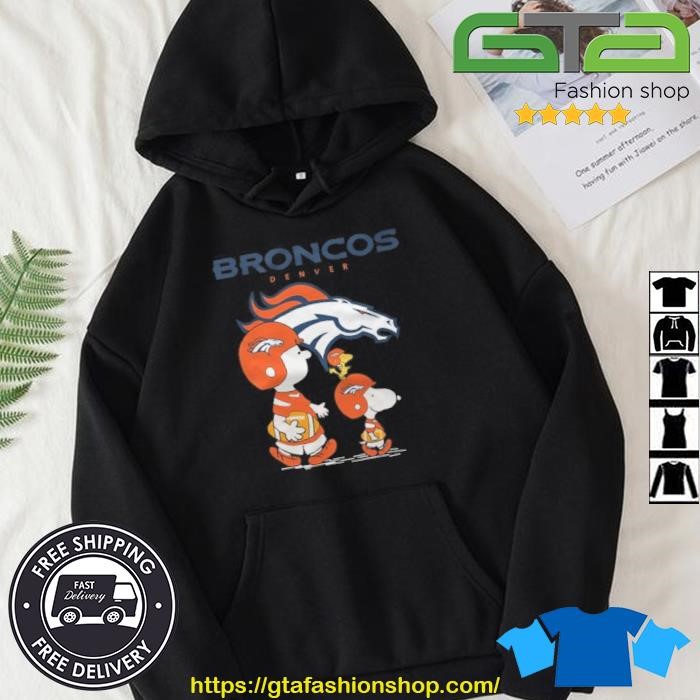 Denver Broncos Snoopy and Charlie Brown Peanuts shirt, hoodie, sweater,  long sleeve and tank top