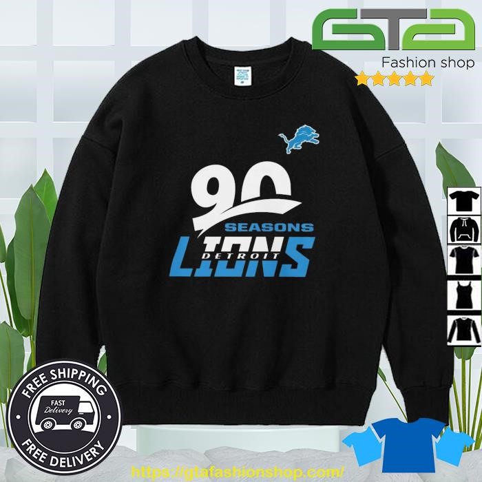 Detroit Lions 90th Seasons Collection Sweatshirt