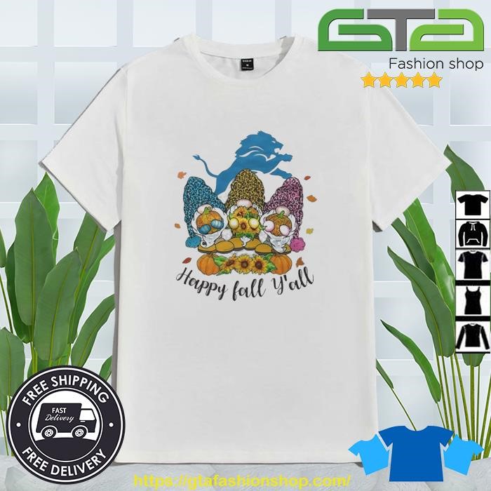 Gnomes Happy Fall Y'all Indianapolis Colts Shirt