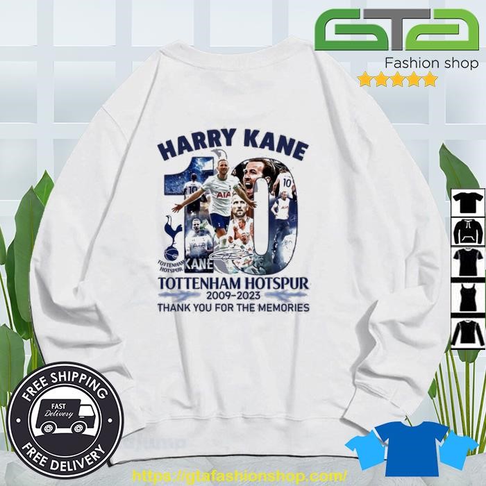 Thank You Harry Kane Tottenham Hotspur 2009-2023 signature Shirt, hoodie,  longsleeve, sweatshirt, v-neck tee