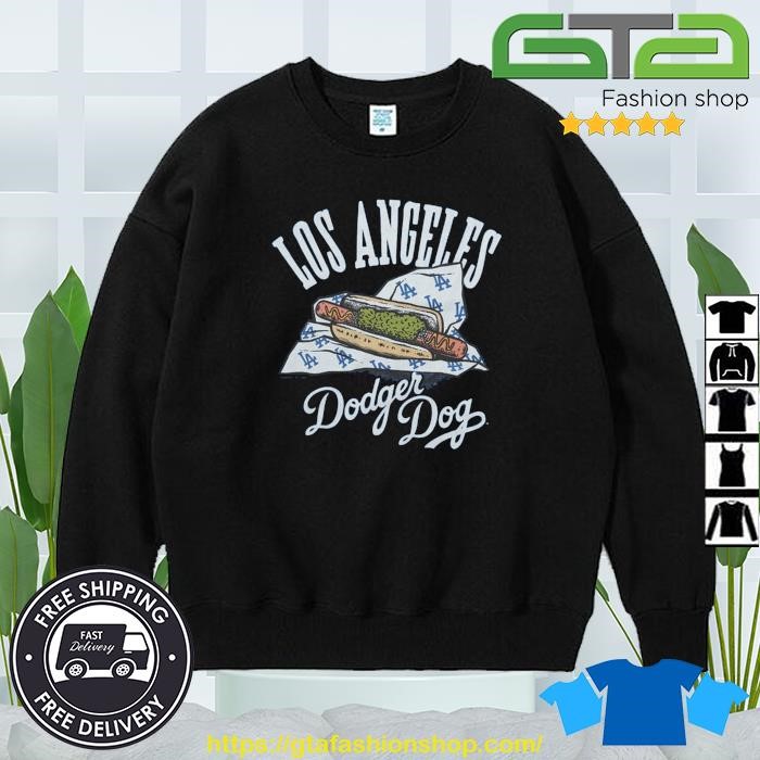 Los Angeles Dodgers Homage Dodger Dogs Hyper Local Tri-Blend T-Shirt - Royal