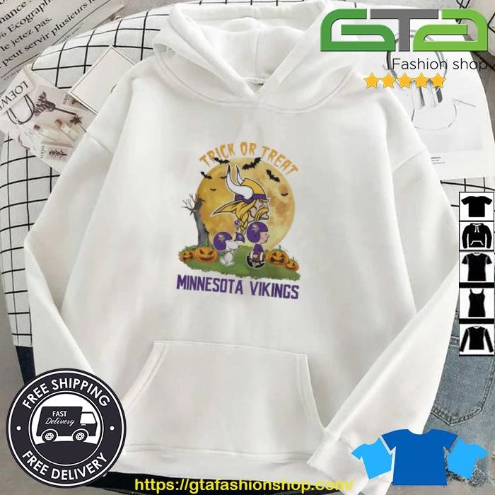 Snoopy Trick Or Treat Halloween Minnesota Vikings 2023 T-shirt, hoodie,  sweater, long sleeve and tank top