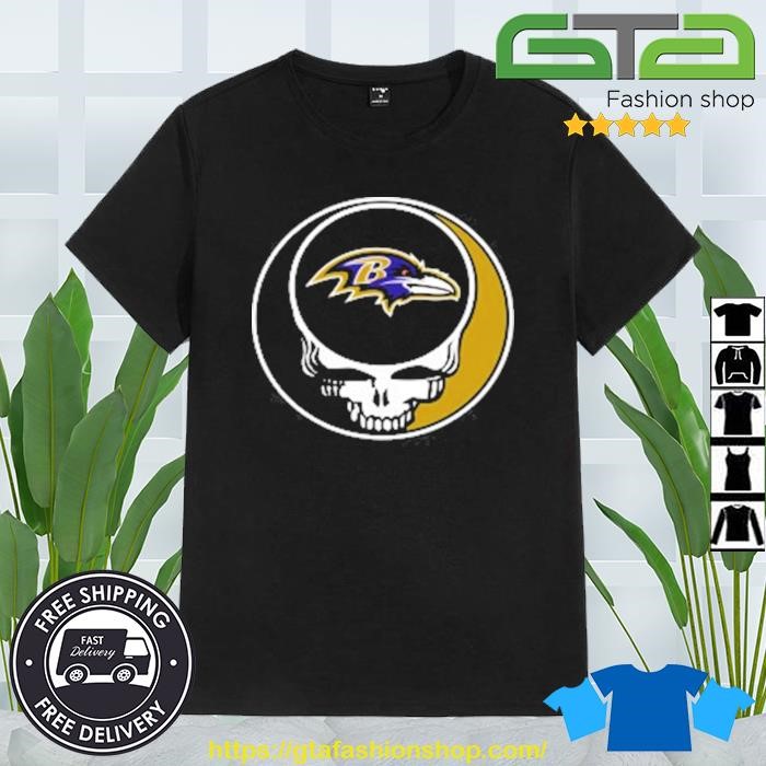 x Grateful Dead x Baltimore Ravens Shirts - AFCMerch